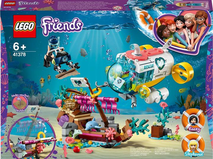 Actual product image LEGO Lifeboat for dolphins (41378, LEGO Friends)