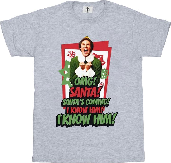 Actual product image Elf Mens OMG Santa T-Shirt (3XL)