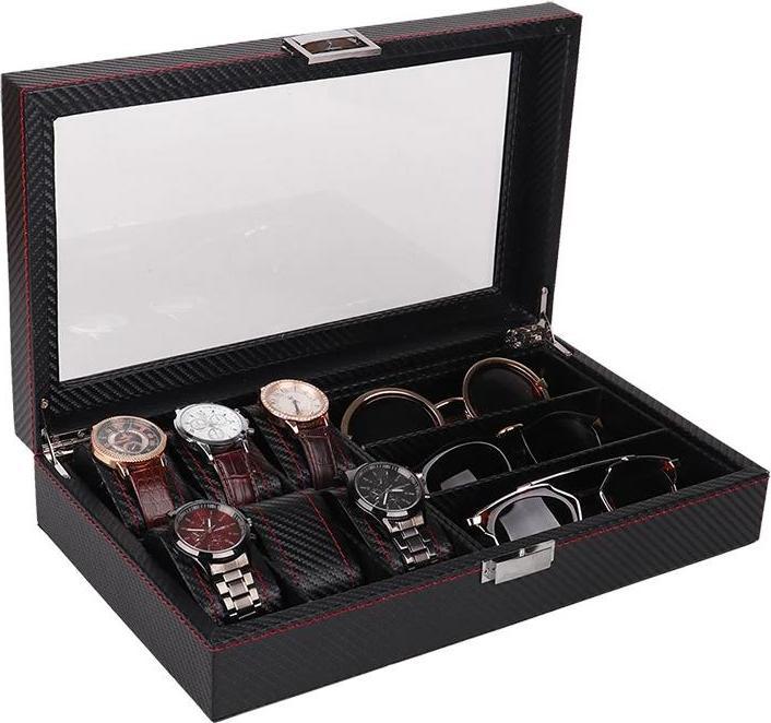 Actual product image JTI Watch box with compartments for sunglasses