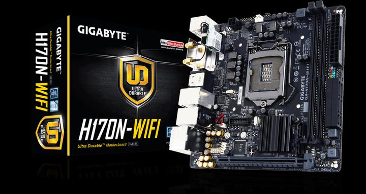 Produktbild Gigabyte Ga-H170n-Wifi (LGA 1151, Intel H170, Mini-ITX)