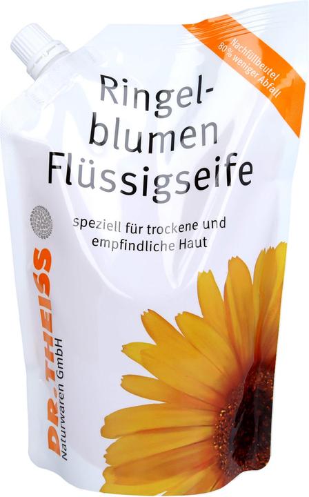 Actual product image Dr. Theiss Calendula liquid soap for dry and sensitive skin, 500 ml liquid soap (500 ml)