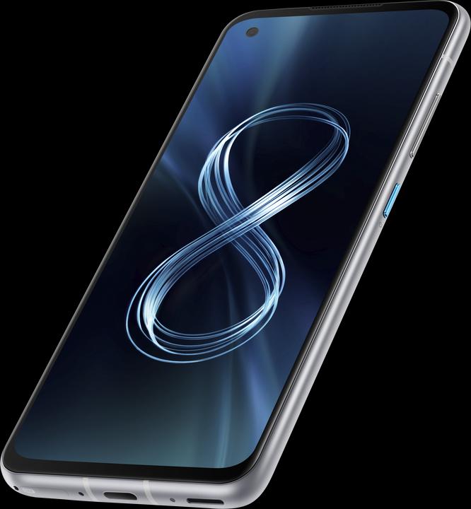 Actual product image ASUS Zenfone 8 (8GB) (256 GB, Horizon Silver, 5.92", Dual SIM, 64 Mpx, 5G)