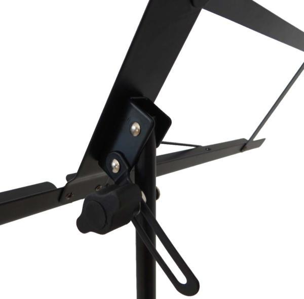 Produktbild keepdrum MUS2BK Notenständer Schwarz mit Tasche