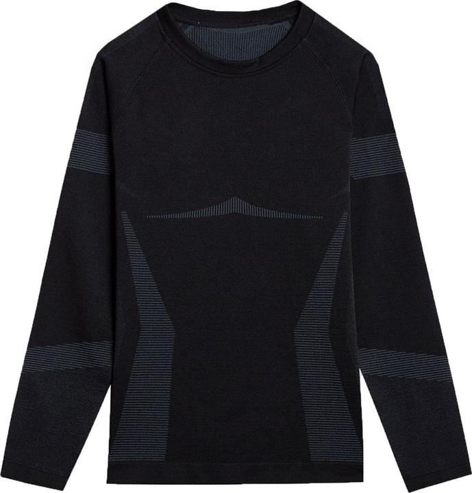 4F Thermoaktives Damen-Sweatshirt F113 tiefschwarz 4FAW23USEAF113 20S M/L (M/L)