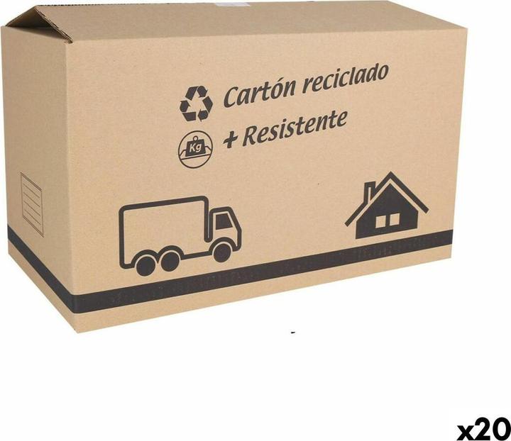 Produktbild Soler Hispania Umzugskarton Confortime 65 x 40 x 40 cm Braun (20 Stück) (65 x 40 x 40 cm)