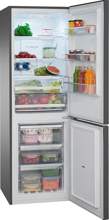 Produktbild Amica Kühlgefrierkombination KGCN 387 110 S BxHxT 54 x 170 x 57.6 cm Kühlteil 161 l Gefrierteil 70 l (231 l)