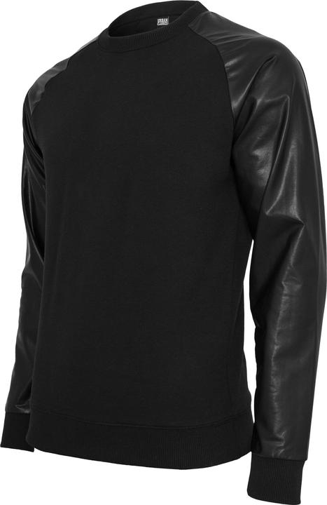 Actual product image Urban Classics Raglan Leather Imitation Crew (S)