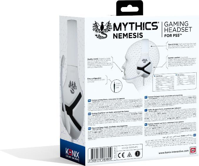 Actual product image Konix Mythics Nemesis (Cable)