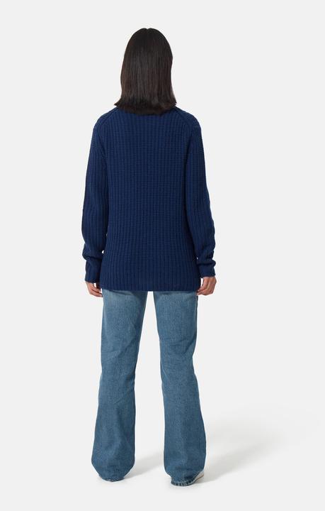 Immagine prodotto Cash-Mere Grobgestrickter Wolle Kaschmir Rundhals Pullover (XS)