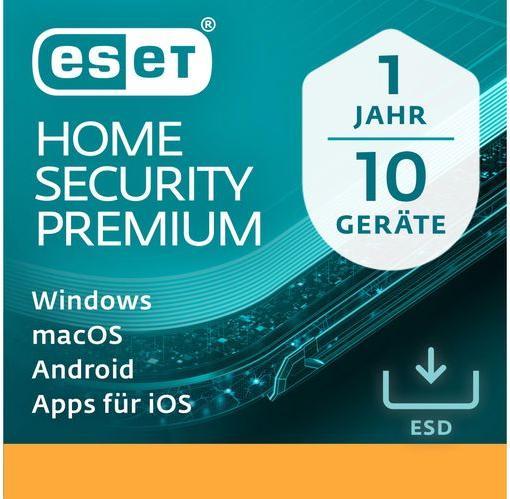 Immagine prodotto ESET ESD HOME Security Premium 10 Utenti 1 Anno (10 Utente, 12 mesi)