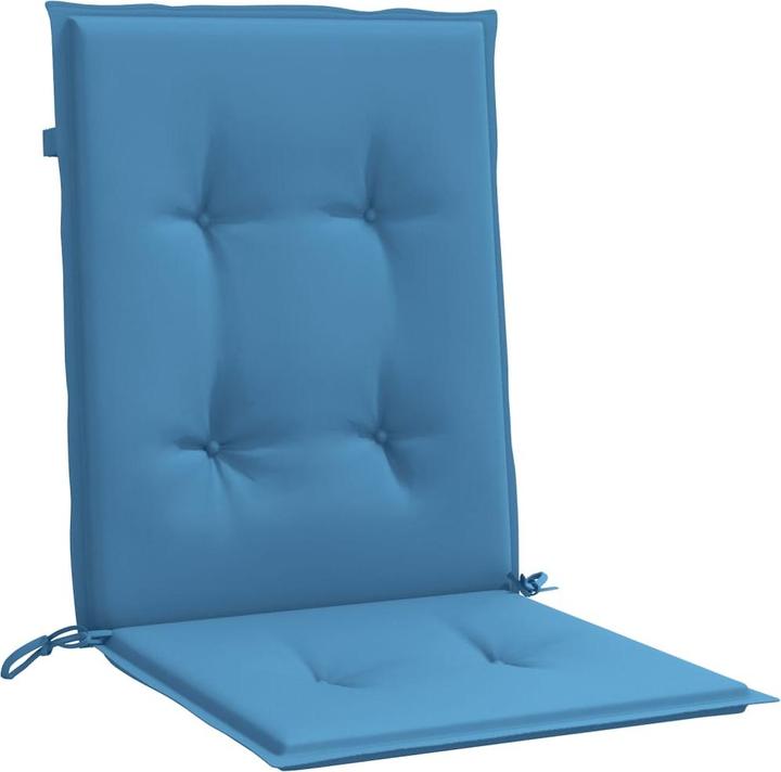 Productafbeelding VidaXL Kussens voor lage rugleuning 2 stuks stof (100 x 50 x 4 cm)