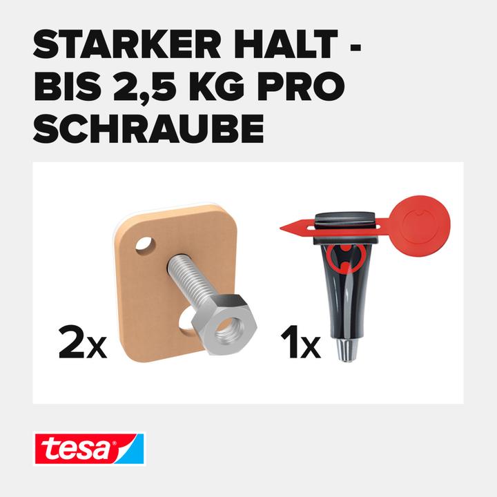 Productafbeelding tesa Rechthoekige zelfklevende schroef