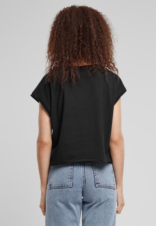 Actual product image Urban Classics Ladies Organic Open Edge Tee - 126809 (5XL)