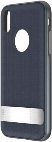 Actual product image Moshi Kameleon for iPhone XS/X - kickstand case - Midnight Blue (Apple iPhone X)