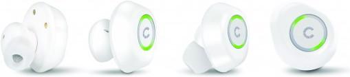 Produktbild Cygnett FreePlay BT Earphones with rechargeable battery case - White (ANC, 3 h, Kabellos)