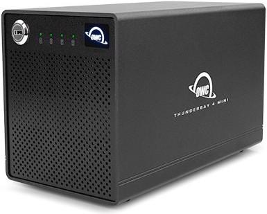 OWC 8TB ThunderBay 4 mini 4-bay Thunderbolt 3 SSD Pour Mac et PC Windows - Feat. SoftRAID XT (2.5")