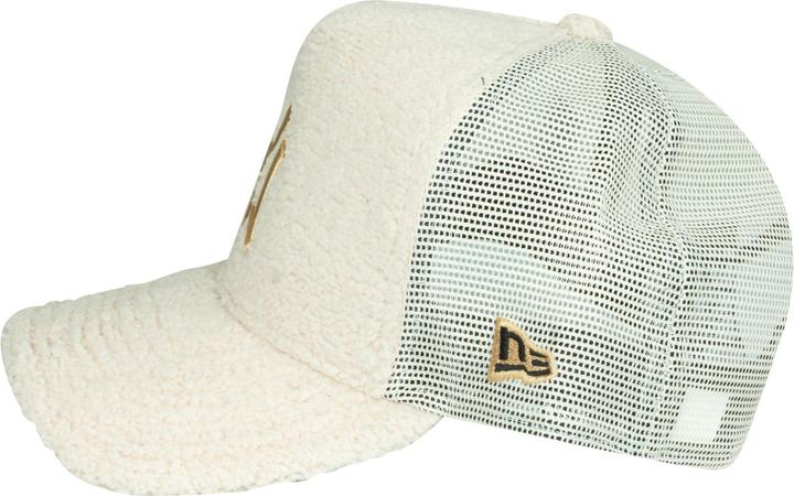 Produktbild New Era A-Frame Trucker Sherpa Cap - Borg Ny Yankees Beige (One Size)