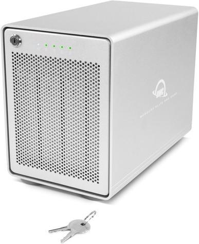 OWC 32TB Mercury Elite Pro Quad RAID 5 Four-Drive HDD External Storage Solution feat SoftRAID XT (32 TB)