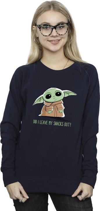 Immagine prodotto Star Wars The Mandalorian Grogu Snacks Meme Felpa Donna (S)