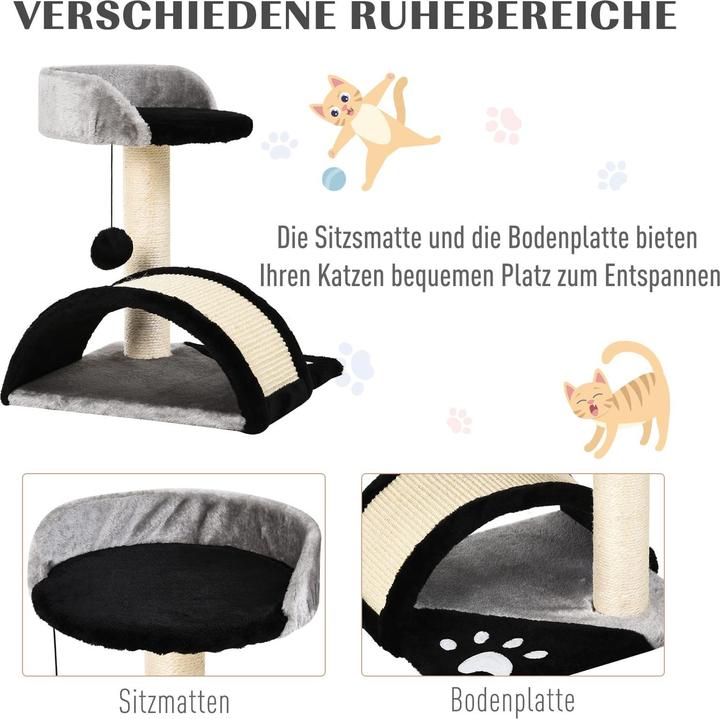 Produktbild Jamb Katzenbaum (46 cm, Schwarz)