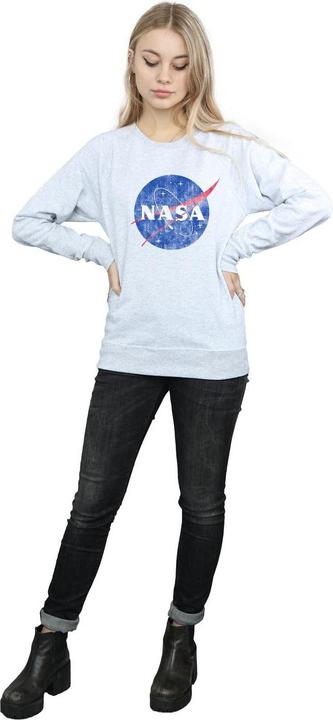 Actual product image Nasa Womens/Ladies Insignia Distressed Sweatshirt (M)