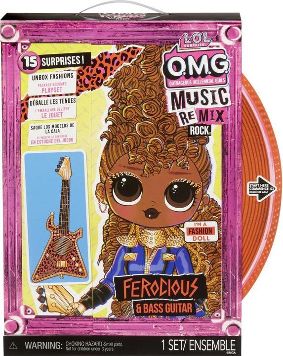 Actual product image L.O.L. Surprise! L.O.L. Surprise OMG Remix Rock-Ferocious