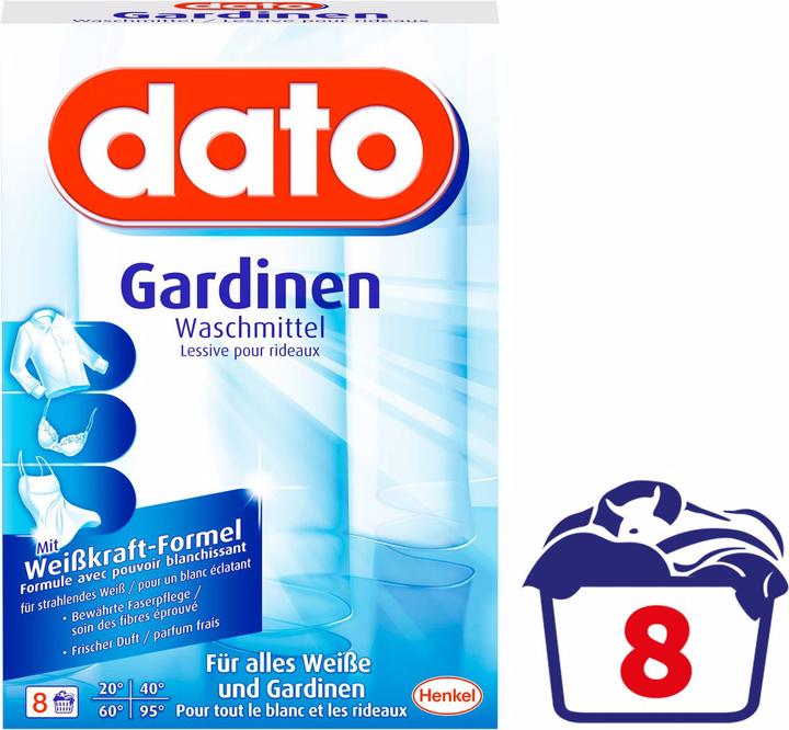 Produktbild Dato Gardinen (8 Waschgänge, Pulver)