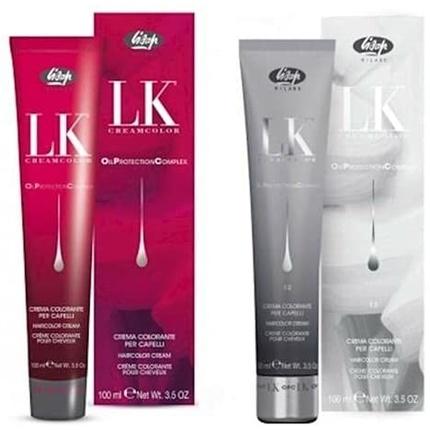 Actual product image Lisap LK OPC cream hair color 7/9 cool medium blond (7, 9 Cool Brown Blonde)