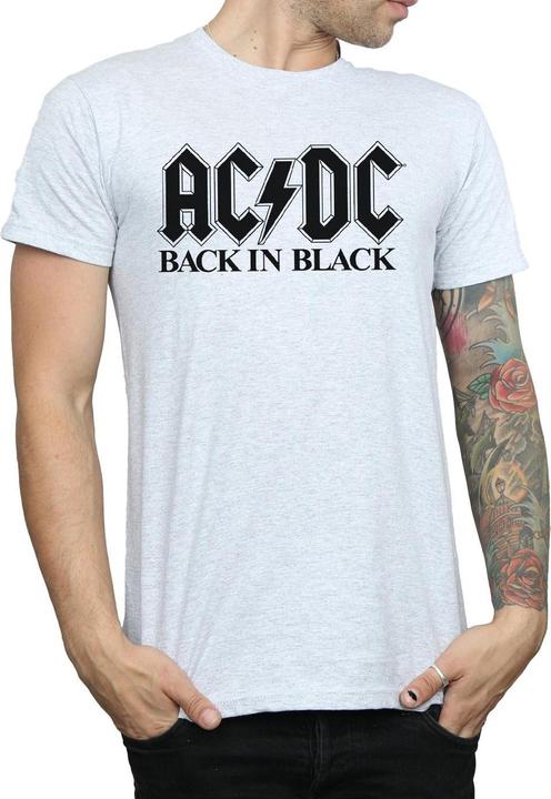 Image du produit AC/DC - T-shirt BACK IN BLACK LOGO - Homme (3XL)