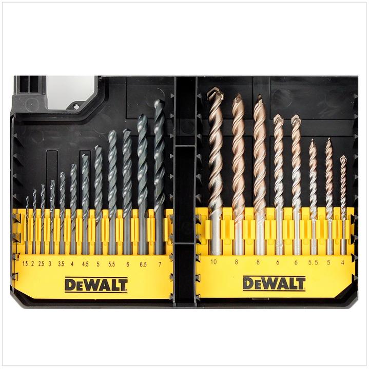 Image du produit DeWalt TStack Kit universel (6 mm, 6,5 mm, 5,5 mm, 10 mm, 1,5 mm, 7 mm, 3 mm, 5 mm, 8 mm, 2,5 mm, 3,5 mm, 4,5 mm, 2 mm, 4 mm)