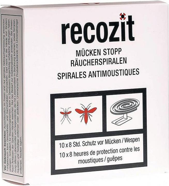 Produktbild Recozit Mücken Stopp Räucherspiralen .