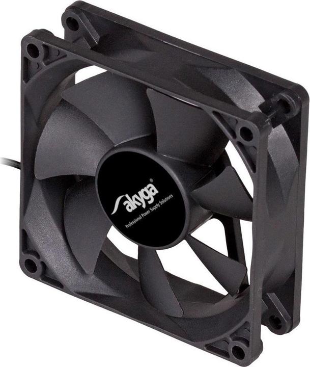 Actual product image Akyga AW-8A-BK computer cooling system computer case fan (e) (80 mm, 1 x)