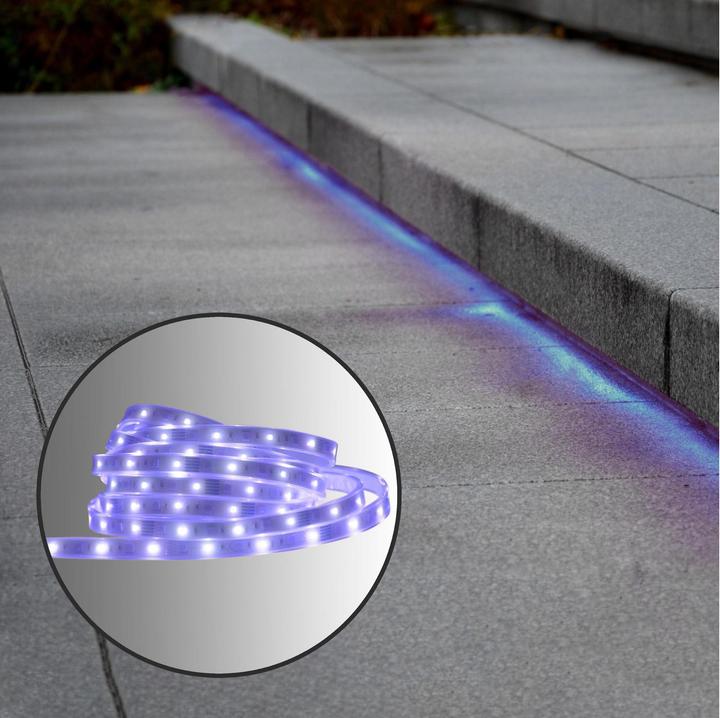Actual product image Näve LED Stripe outdoor 500cm RGBW CH-plug (RGBW, 500 cm, Outdoor)