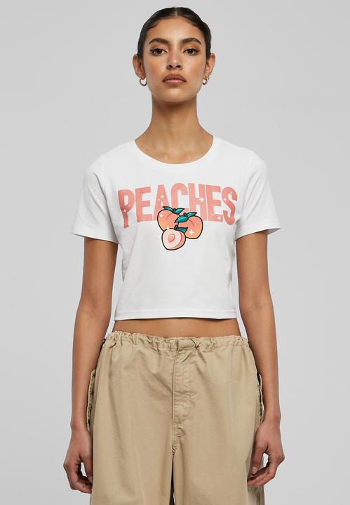Actual product image Miss Tee Peaches Cropped Tee - 105763 (M)