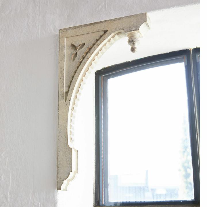 Image du produit Loberon Ornement mural set de 2 Bizue gris antique (23 x 4 x 40 cm)