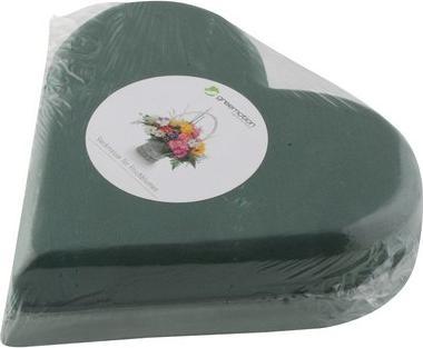 Greenmotion Steckmasse Herzform für Frischblumen
