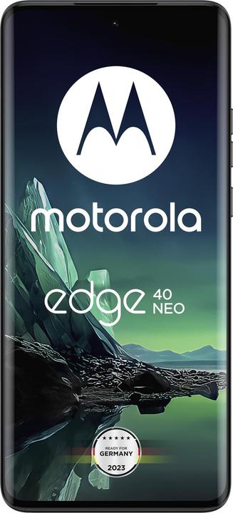 Actual product image Motorola Edge 40 Neo (256 GB, Black Beauty, 6.55", SIM + eSIM, 50 Mpx, 5G)