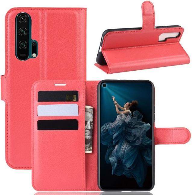 Produktbild MU Classic Litchi Leder Bookcover Series (Honor 20 Pro)