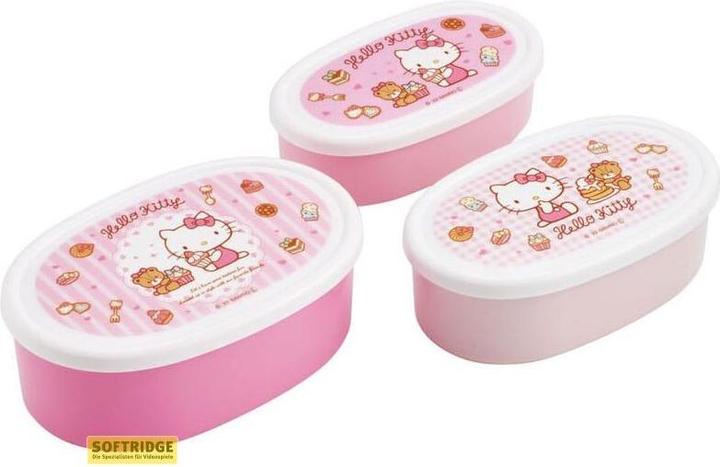 HELLO KITTY - Sweety Pink - Set di 3 bento
