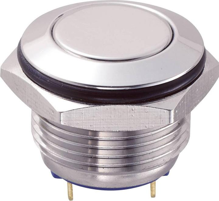 Actual product image Tru Components 701816 GQ16F-10/J/S Vandal-resistant pushbutton 48 V/DC 2