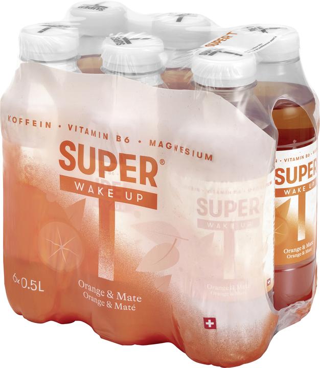 Super T Wake Up Orange & Mate (6x50cl) (6 Stück, Flüssigkeit, 3209 g)
