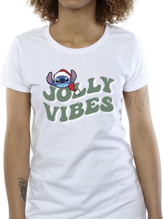 Immagine prodotto Disney Lilo & Stitch Jolly Chilling Vibes Maglietta Donna (XXL)