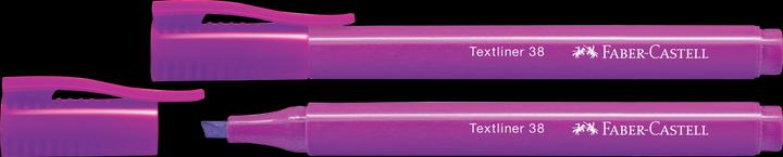 Actual product image Faber-Castell Highlighter 38 Pen shape (Violet, 5 mm, 1 x)