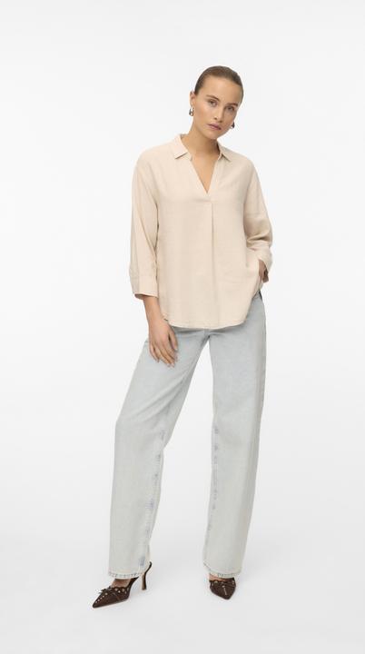 Image du produit Vero Moda Vmlinn 3/4 Top Wvn Ga Noos (L)