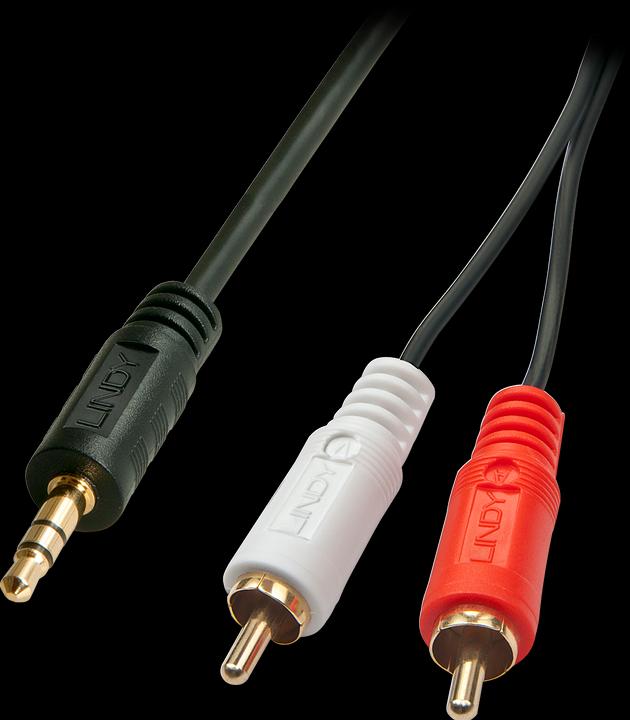Produktbild Lindy Klinke - Cinch Klinke (1 m, 3.5mm Klinke (AUX), Cinch)