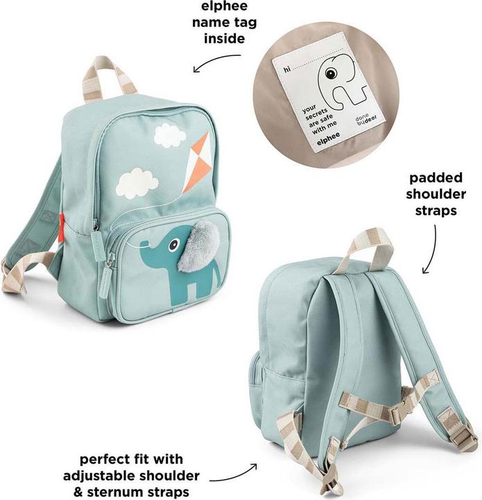 Immagine prodotto Done by Deer Kinderrucksack Elphee Blue 4 L