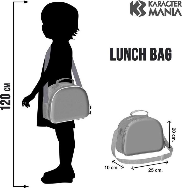 Immagine prodotto Karactermania Filatoi 3D per la borsa del pranzo