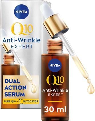 Produktbild NIVEA Q10 Anti-Wrinkle Expert Dual Action Serum 30ml Anti-Ageing Gesichtsserum für Frauen mit reinem Q10 (30 ml)