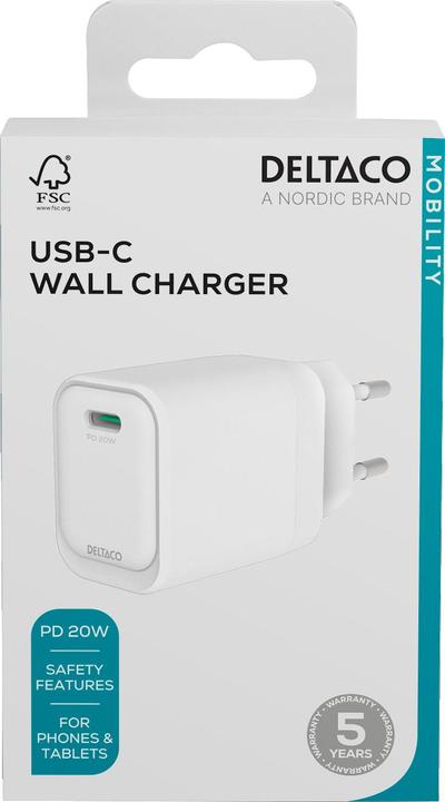 Produktbild Deltaco USBC-AC152 (USB-C, 1 Ports)