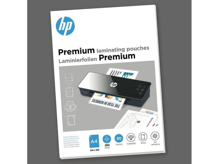 Immagine prodotto HP Film di laminazione Premium A4, 250 µm, 50 pezzi, lucido (A4, 50 Pezzo/i, 250 µm)